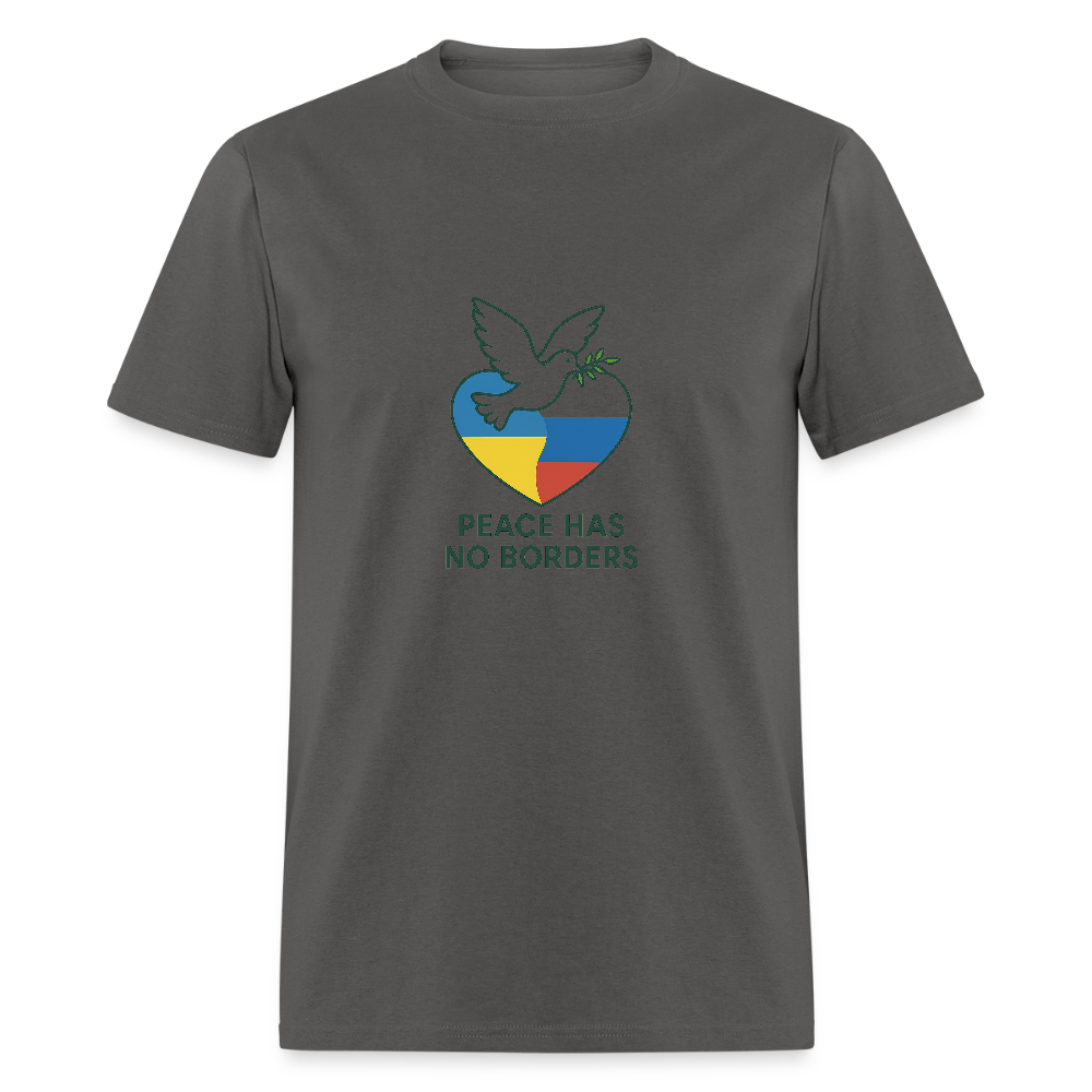 peace t-shirt - charcoal