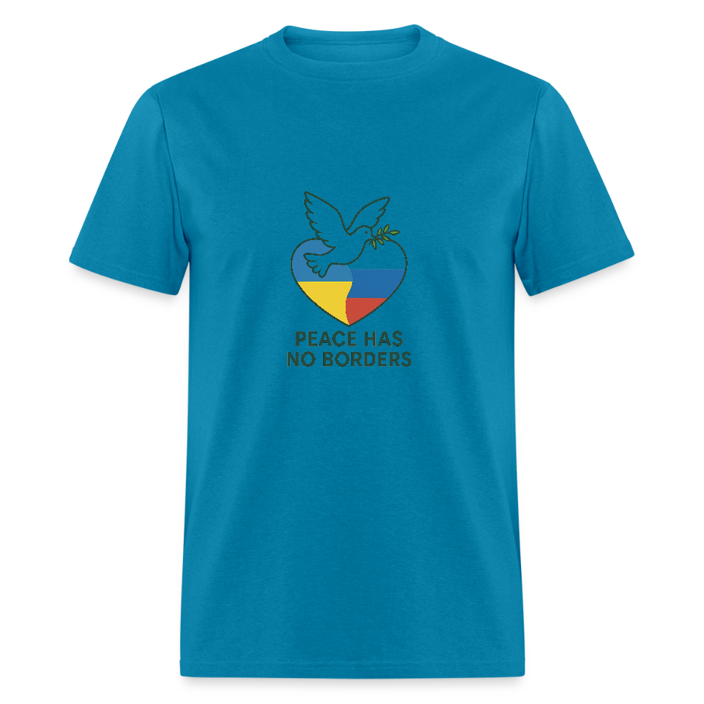peace t-shirt - turquoise