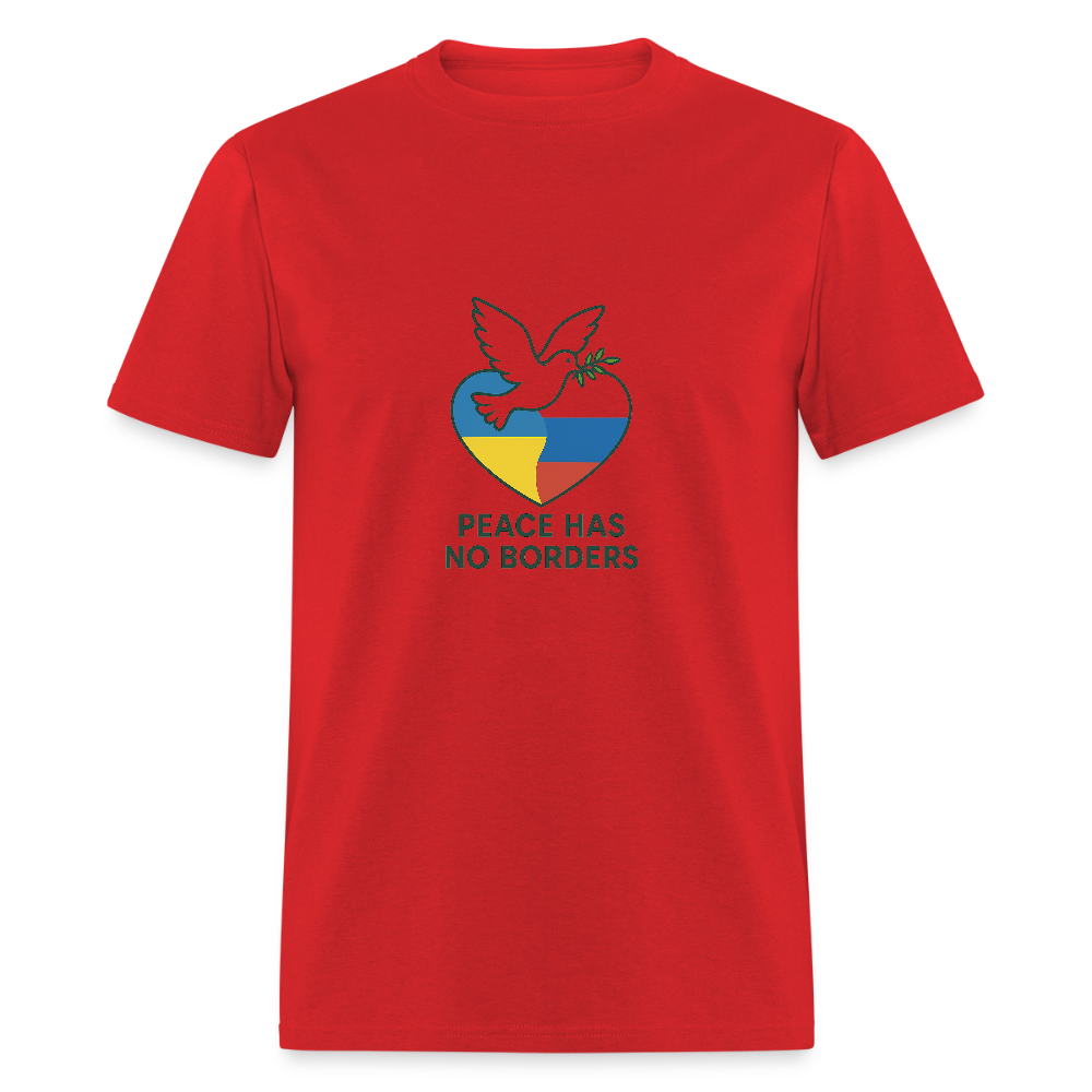peace t-shirt - red