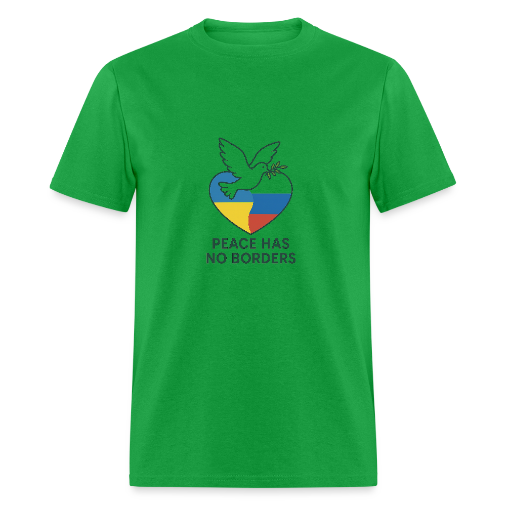 peace t-shirt - bright green