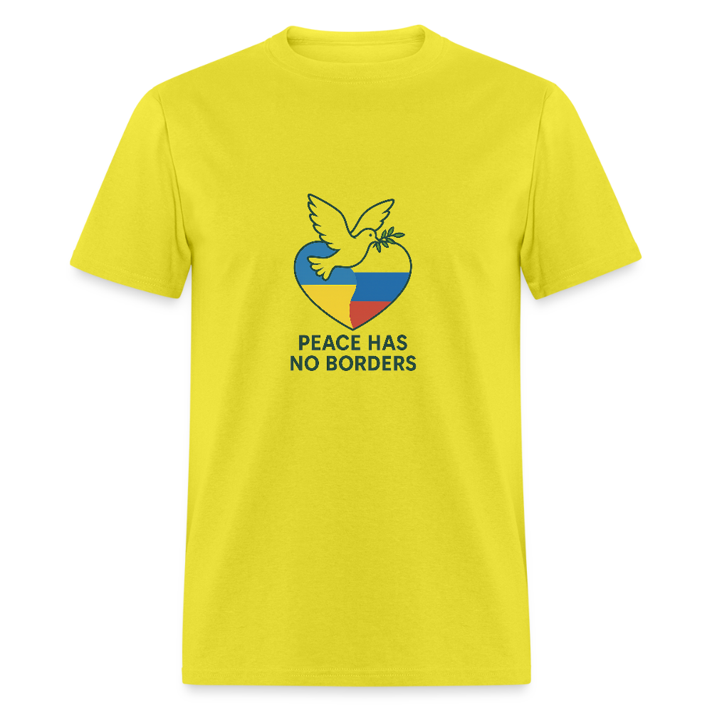 peace t-shirt - yellow
